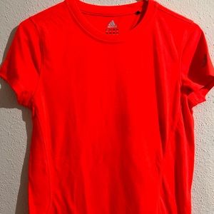 Bright orange adidas T-shirt